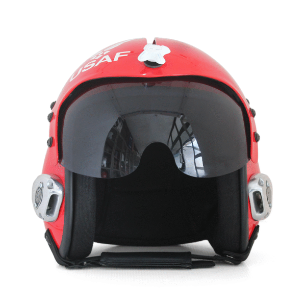 hgu 33 thunderbirds v.2 flight helmet movie prop of usn united states navy pilot aviator