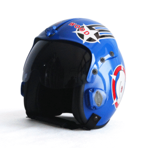 hgu 33 top gun hollywood flight helmet movie prop of usn united states navy pilot aviator