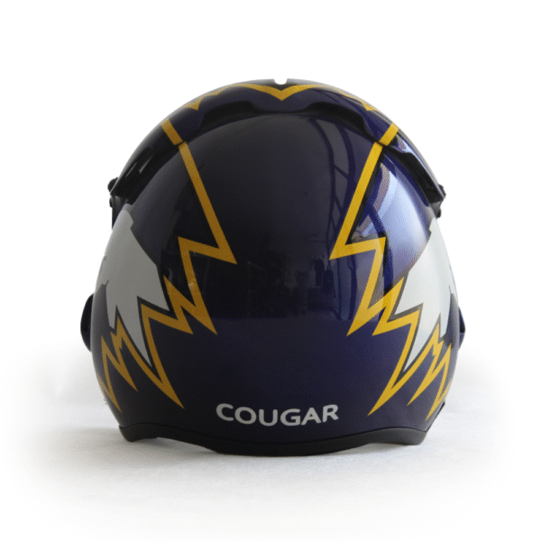 hgu 33 top gun cougar flight helmet movie prop of usn united states navy pilot aviator