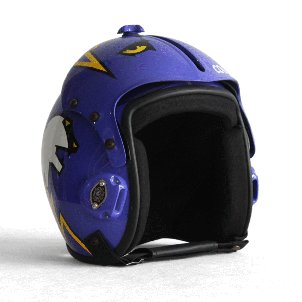 hgu 33 top gun cougar flight helmet movie prop of usn united states navy pilot aviator v.2