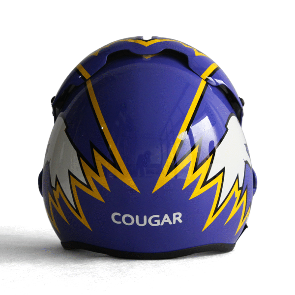 hgu 33 top gun cougar flight helmet movie prop of usn united states navy pilot aviator v.2