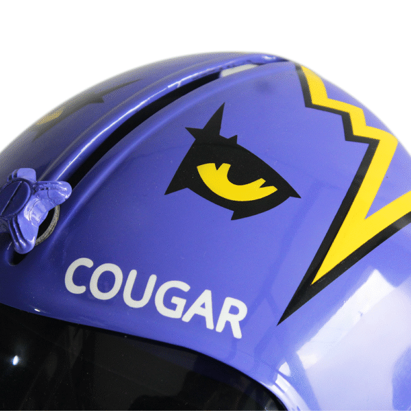 hgu 33 top gun cougar flight helmet movie prop of usn united states navy pilot aviator v.2
