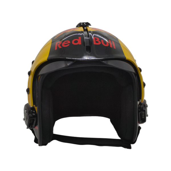 hgu 33 plain red flight helmet movie prop of usn united states navy pilot aviator (copy)