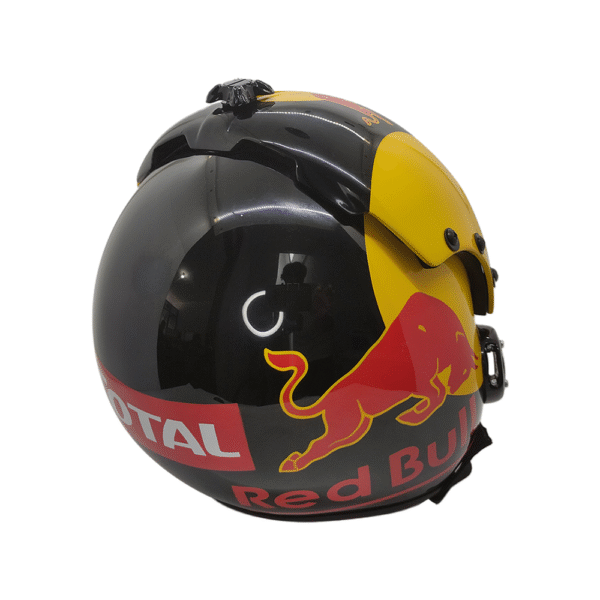 hgu 33 plain red flight helmet movie prop of usn united states navy pilot aviator (copy)