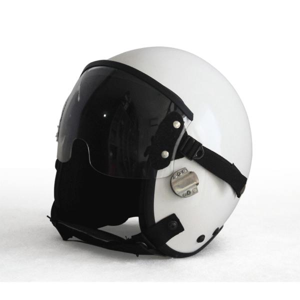 hgu 55 plain white flight helmet movie prop of usn united states navy pilot aviator