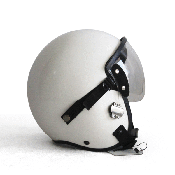 hgu 55 plain white flight helmet movie prop of usn united states navy pilot aviator