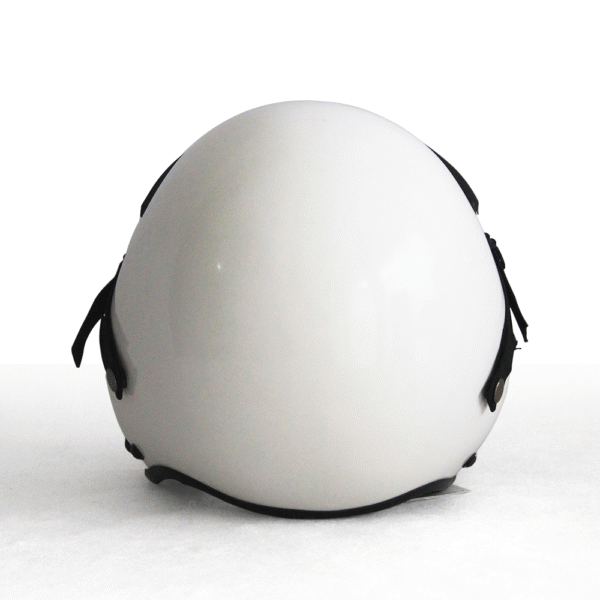 hgu 55 plain white flight helmet movie prop of usn united states navy pilot aviator