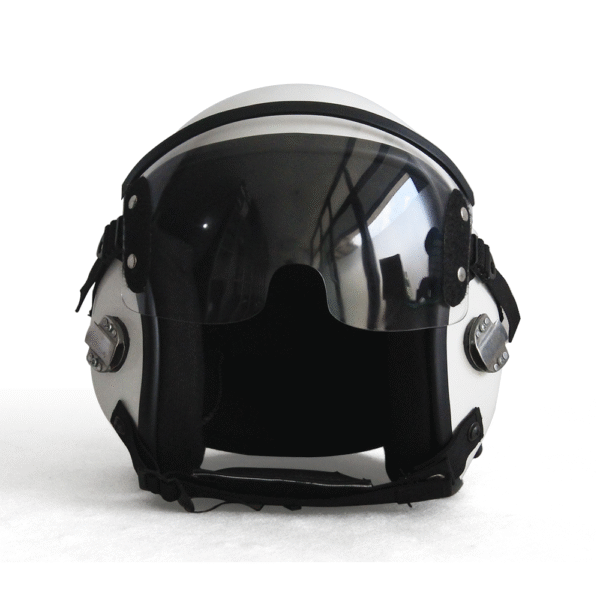 hgu 55 plain white flight helmet movie prop of usn united states navy pilot aviator