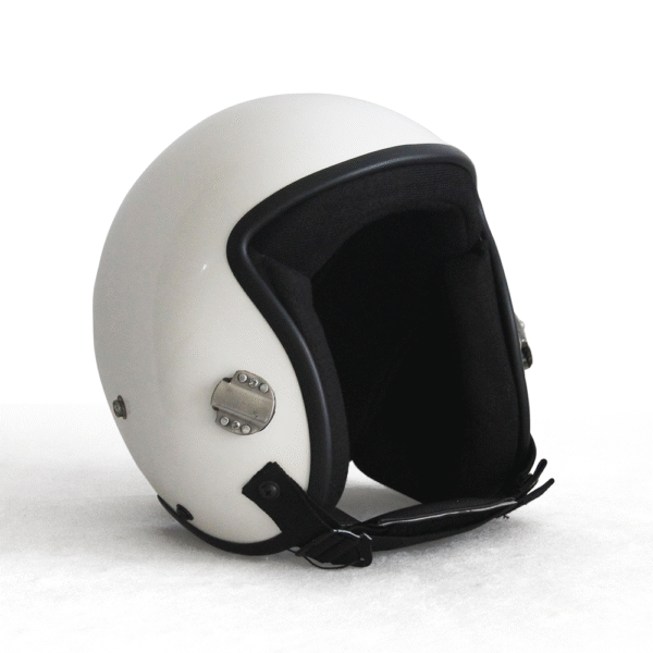 hgu 55 plain white flight helmet movie prop of usn united states navy pilot aviator