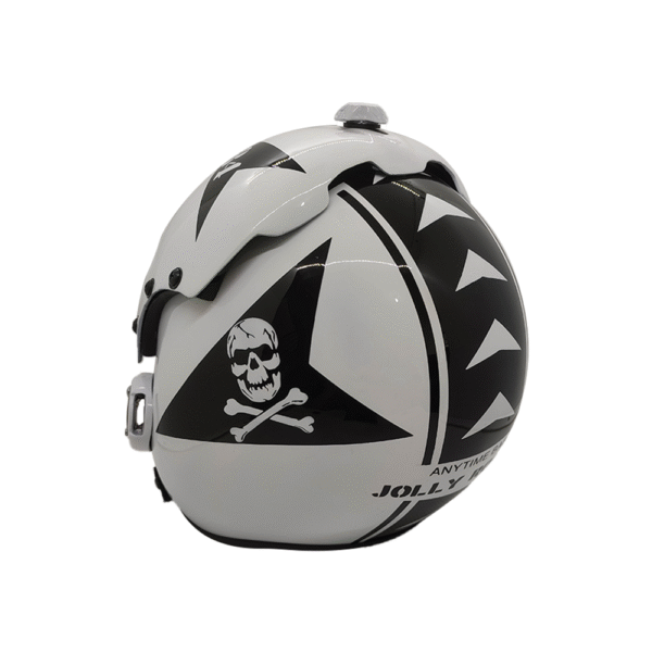 hgu 33 top gun jolly rogers flight helmet movie prop of usn pilot aviator v.4