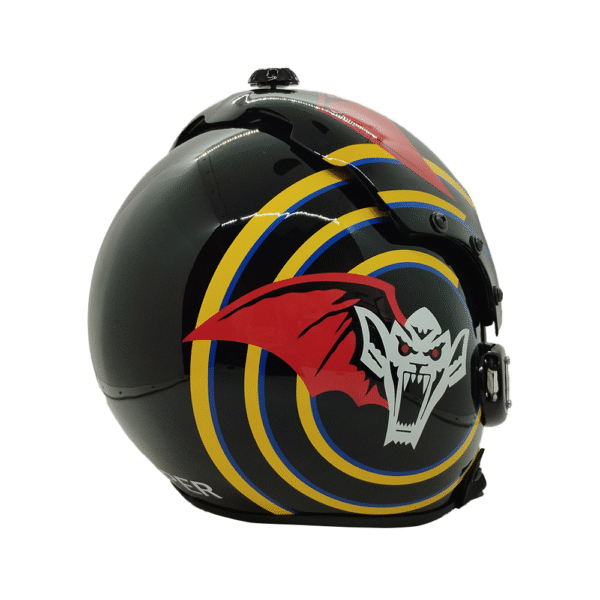 hgu 33 plain red flight helmet movie prop of usn united states navy pilot aviator (copy)
