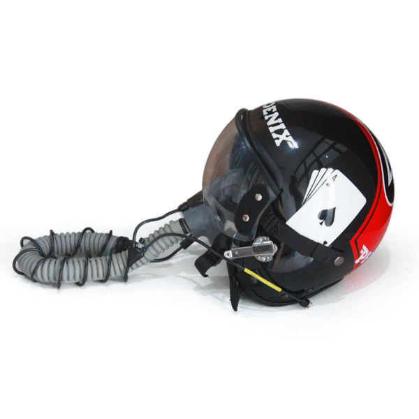 hgu 55 top gun 2 maverick 2022: phoenix flight helmet movie prop of usn united states navy pilot aviator