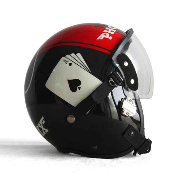 hgu 55 top gun 2 maverick 2022: phoenix flight helmet movie prop of usn united states navy pilot aviator