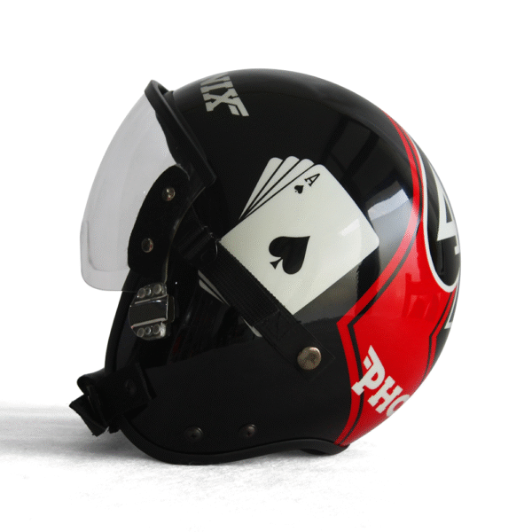 hgu 55 top gun 2 maverick 2022: phoenix flight helmet movie prop of usn united states navy pilot aviator