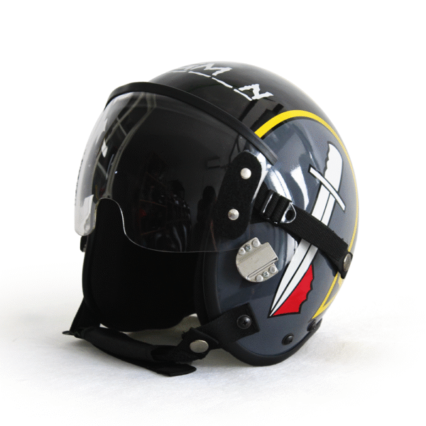hgu 55 top gun 2 maverick 2022: hangman flight helmet movie prop of usn united states navy pilot aviator