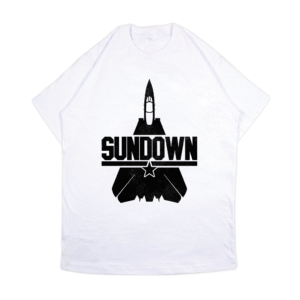 top gun sundown t shirt movie prop pilot aviator