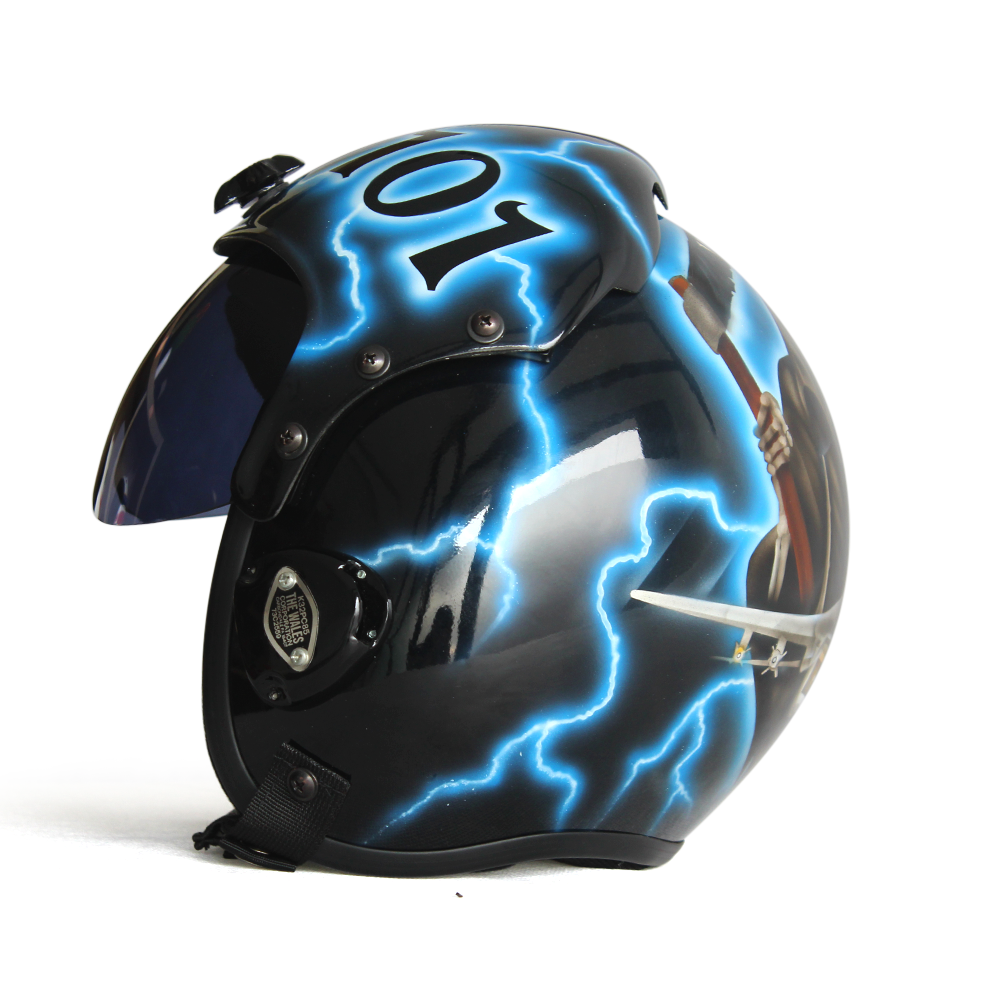 hgu 33 grim reaper flight helmet movie prop of usn united states navy pilot aviator hgu 33 grim reaper flight helmet movie prop of usn united states navy pilot aviator