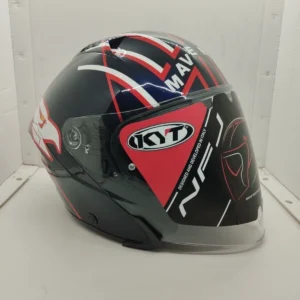 casco aerografo personalizzato top gun maverick movie prop usn navy kyt nfj base